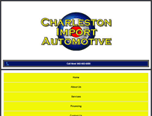Tablet Screenshot of charlestonimportauto.com